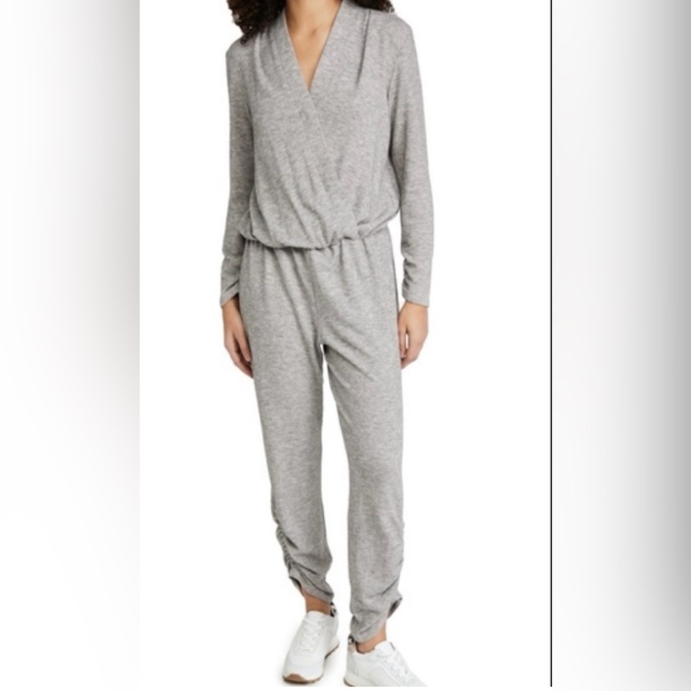 Amanda Uprichard Cozy Heather Gray Women's Jadyn RomperJumpsuit  Large